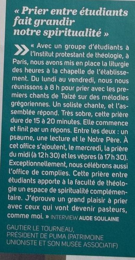 Prier entre étudiants Prier entre étudiants